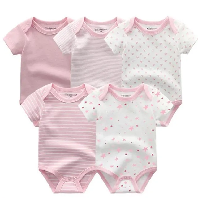 5 pack high quality baby rompers jumpsuit