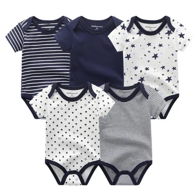 5 pack high quality baby rompers jumpsuit