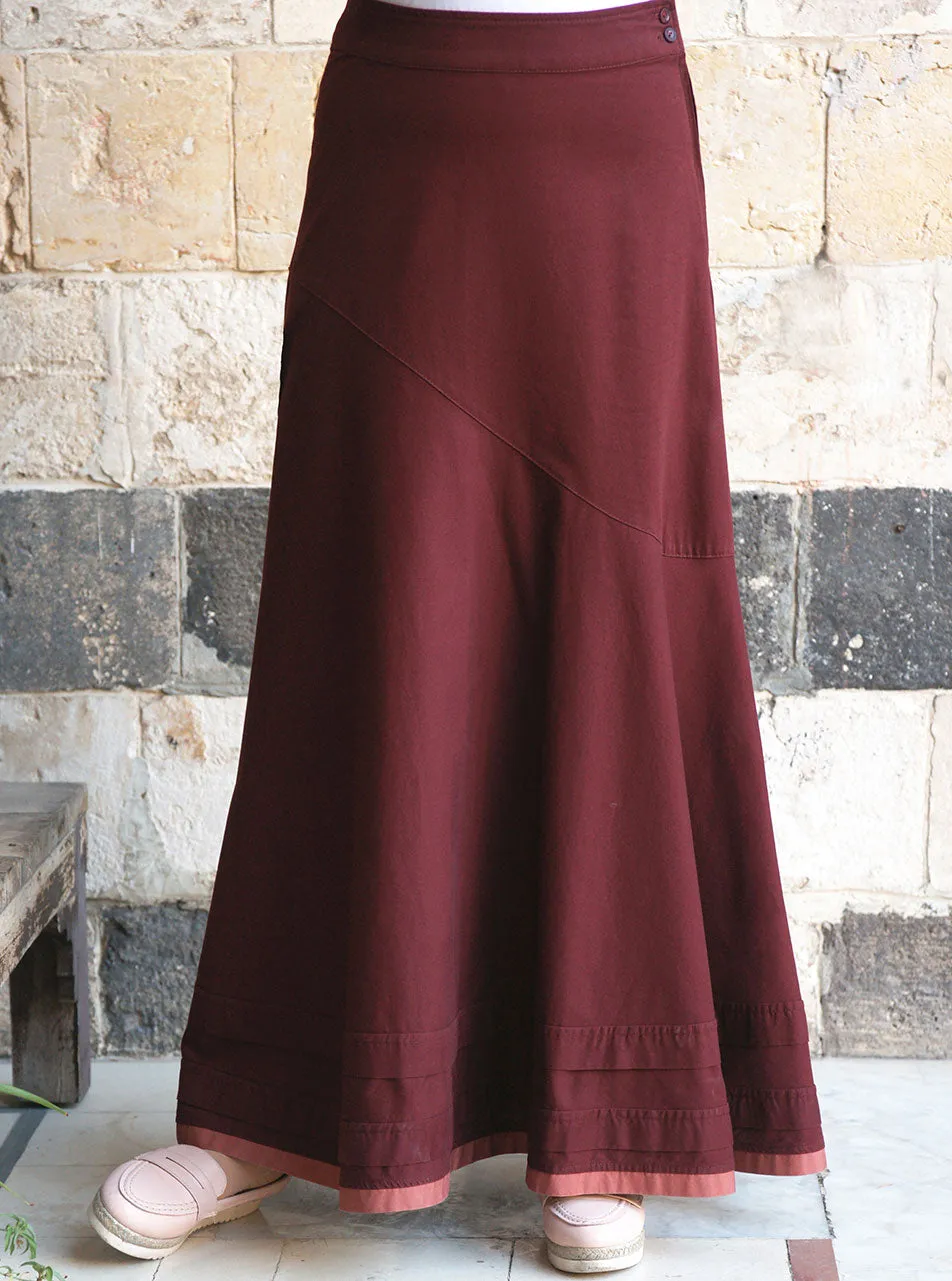 Asymmetrical Flared Skirt