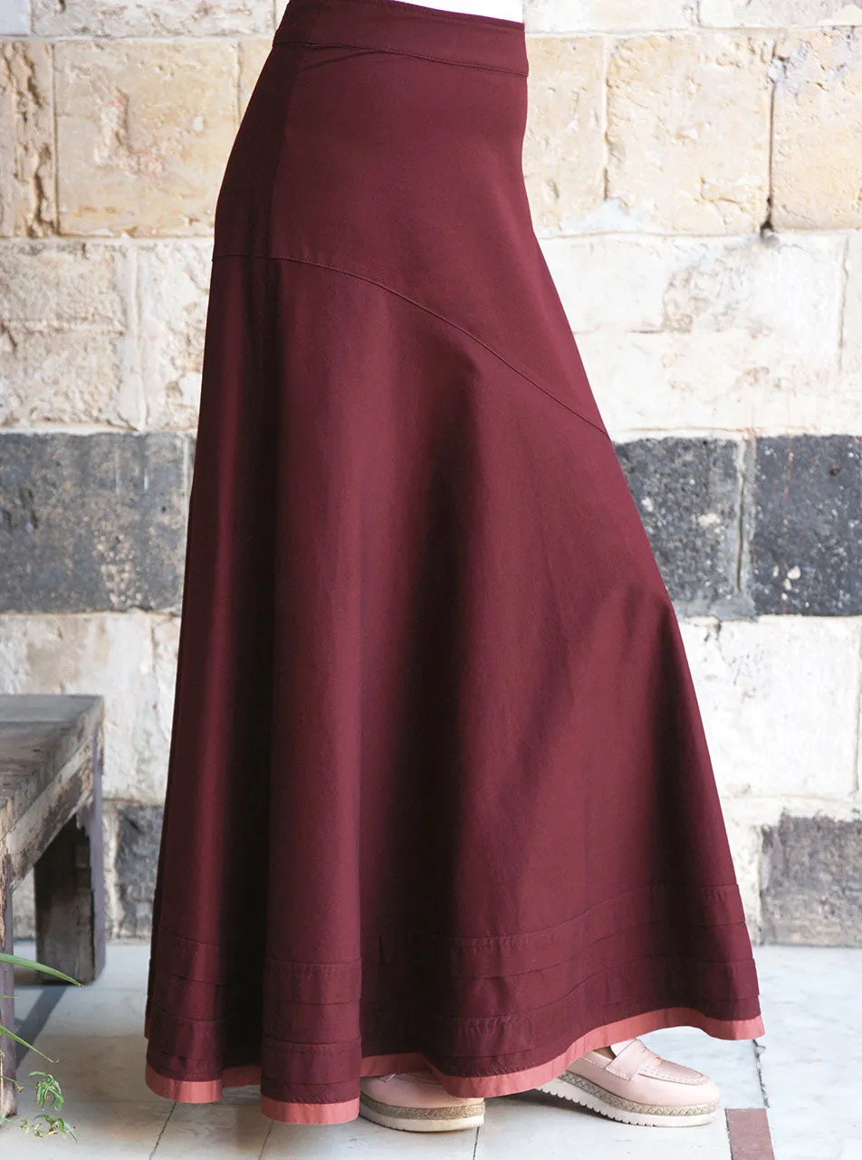 Asymmetrical Flared Skirt