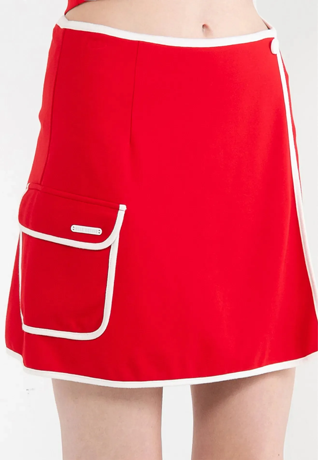 Be Paris Collection: Wrap Front Mini Skirt