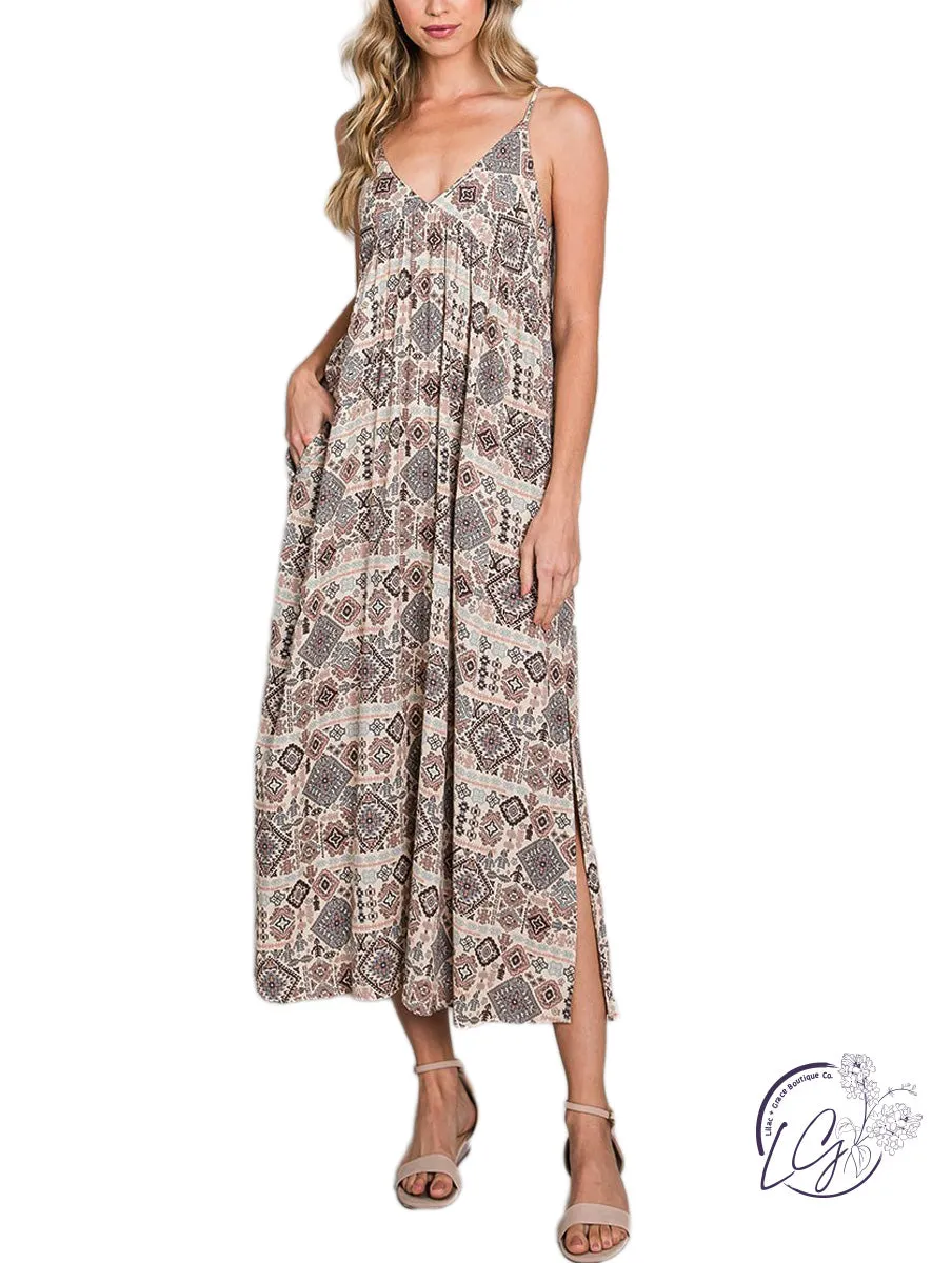 Boho Bliss Midi Dress