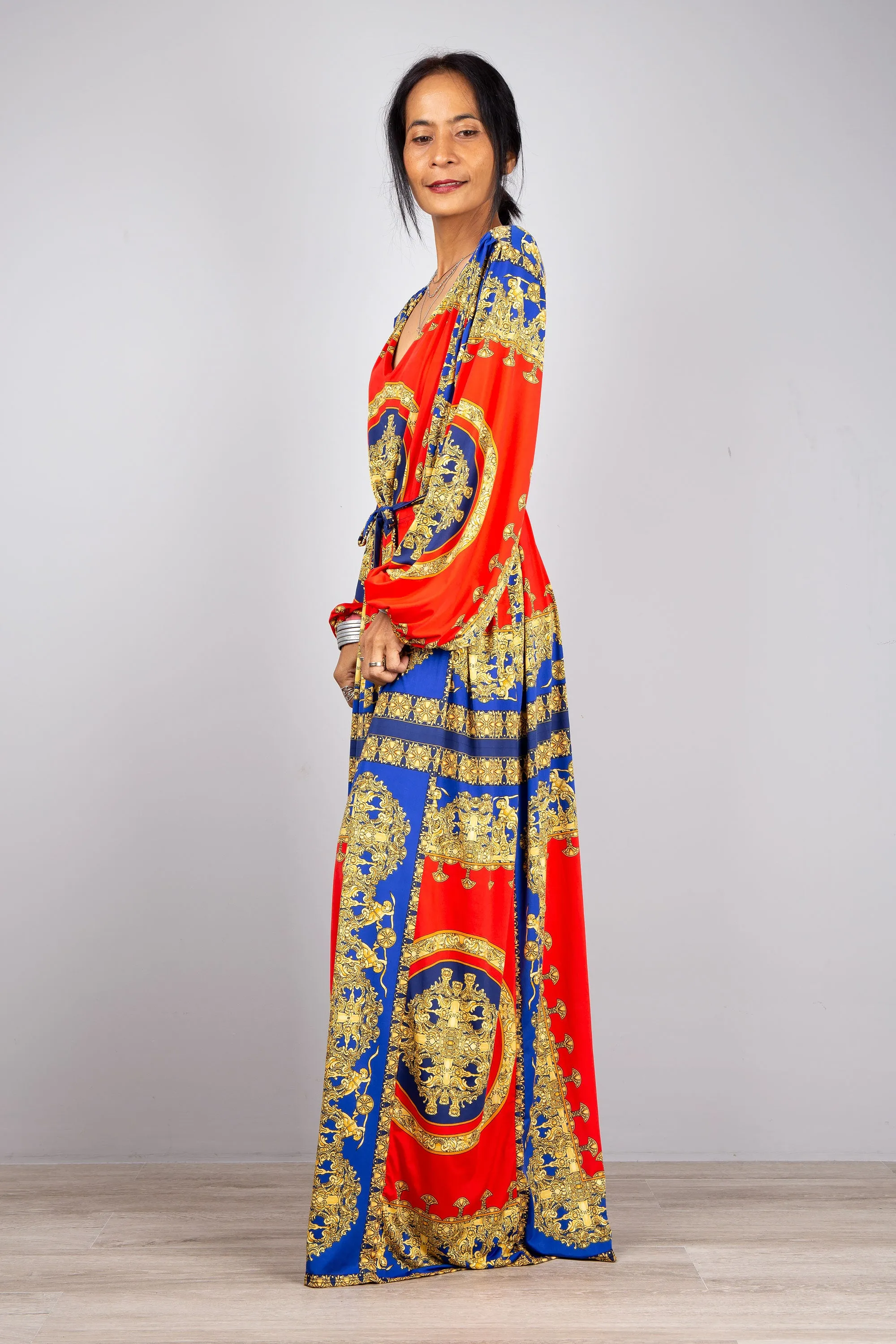 Boho chic maxi dress