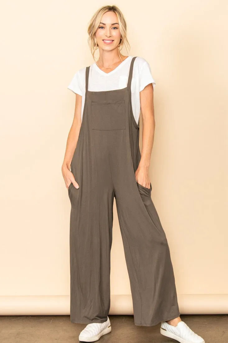 Elloh Pocket Detailed Overall Jumpsuit