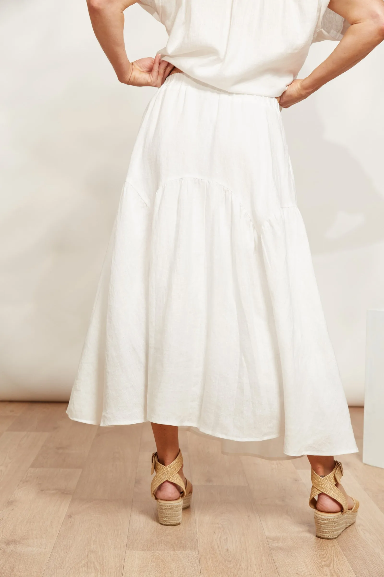 Halcyon Skirt - Opal White